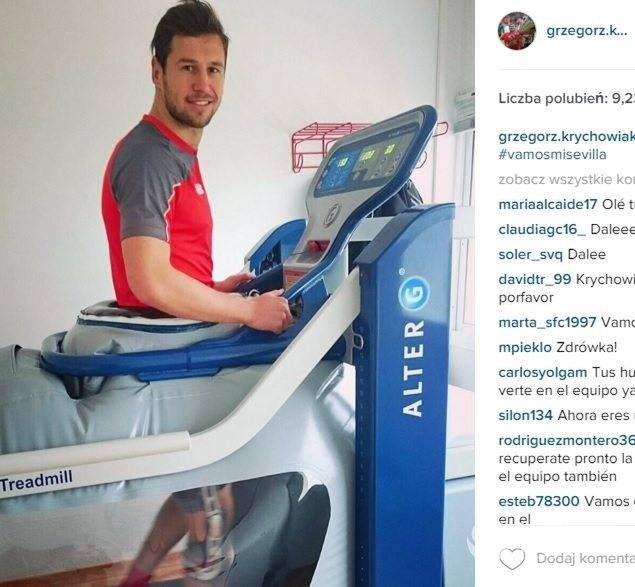 Grzegorz Krychowiak wraca do gry po kontuzji kolana