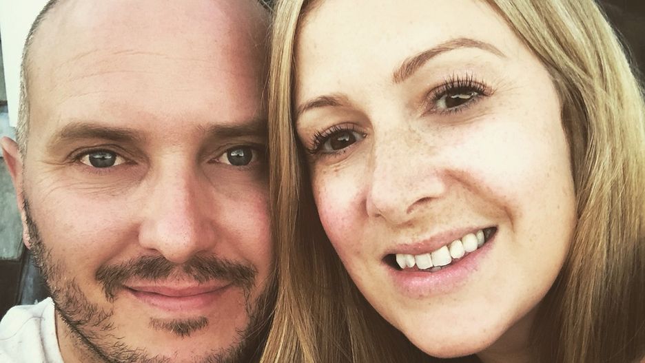 Rachael Bland z mężem