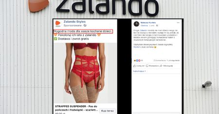 Wpadka Zalando. Dzieciom oferuje... pas do pończoch i podwiązki