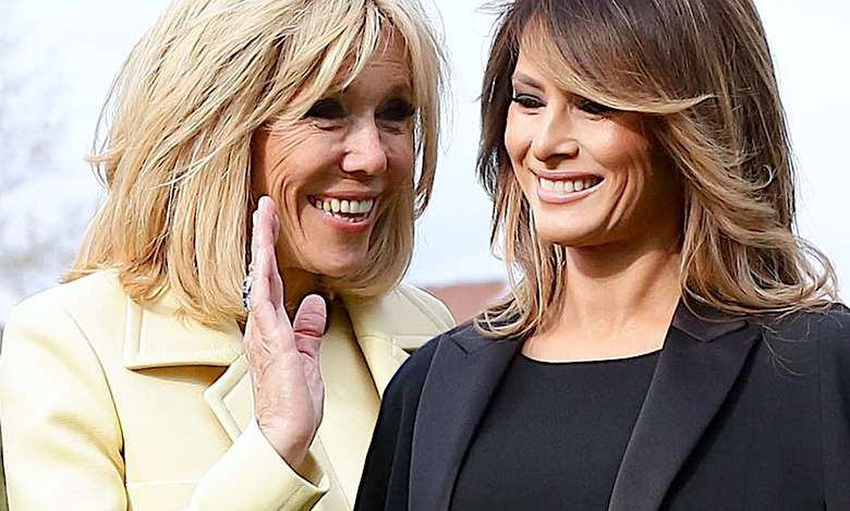 Melania Trump i Brigitte Macron