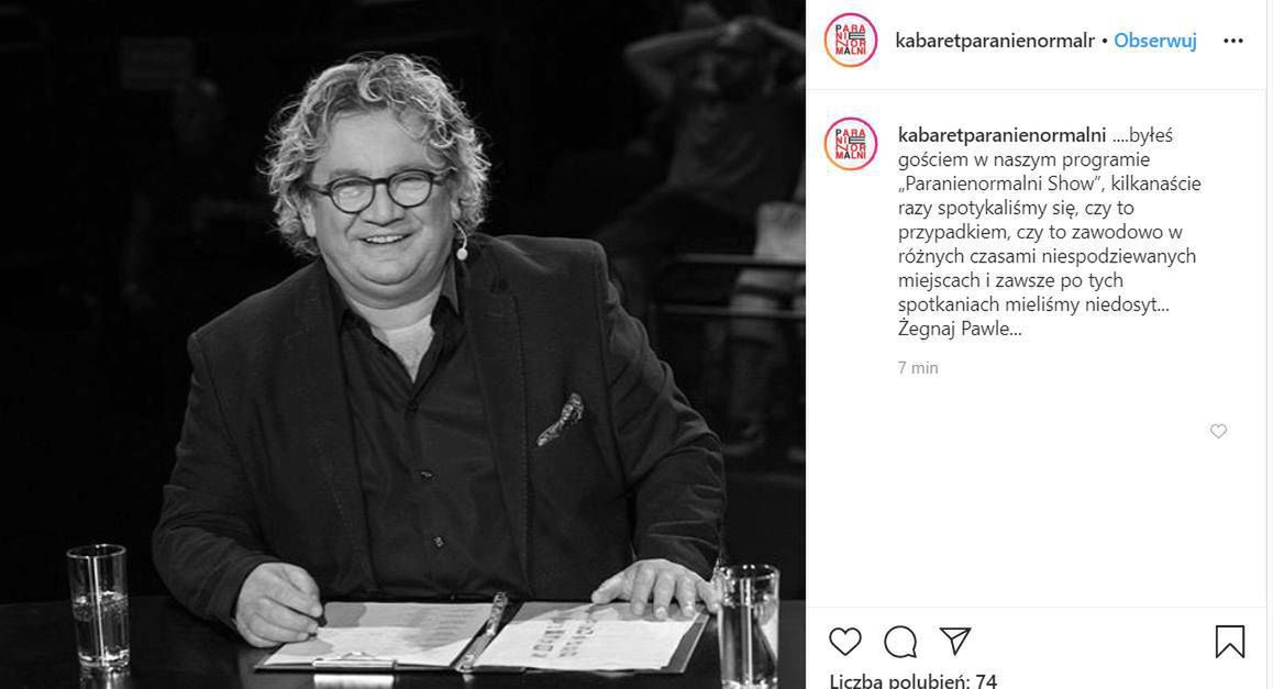 Kabaret Paranienormalni - Gwiazdy żegnają Pawła Królikowskiego