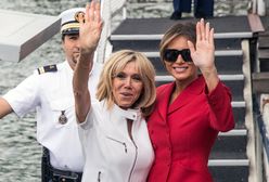 Melania i Brigitte. Uroczy dzień pierwszych dam w Paryżu