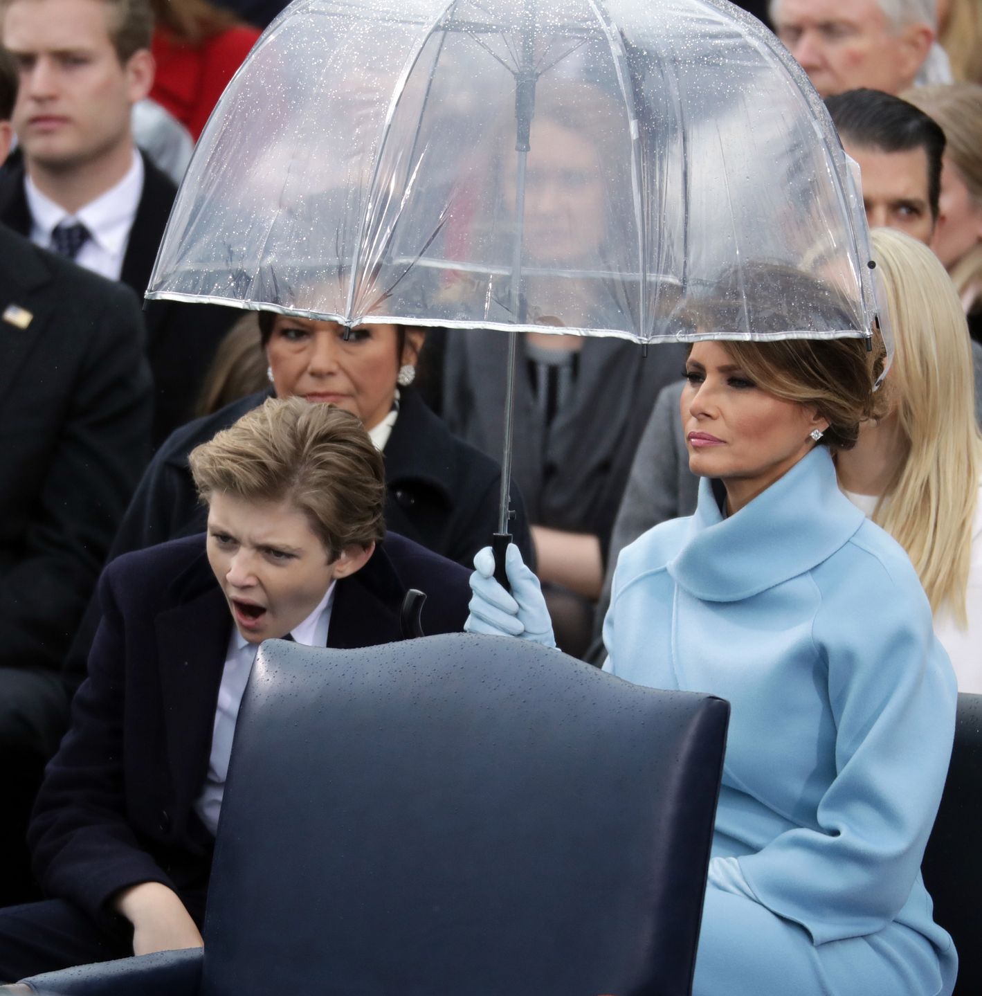 Melanie i Baron Trump 