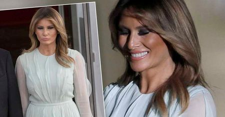 Klasa! Melania Trump oczarowała kreacją na uroczystej kolacji. W tak pięknej sukni jeszcze jej nie widzieliście