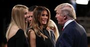 Melania i Ivanka w czerni, Tiffany na niebiesko. Kobiety Trumpa na debacie