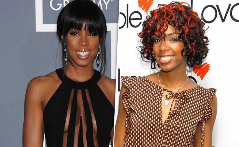 Kelly Rowland - po i przed operacją biustu