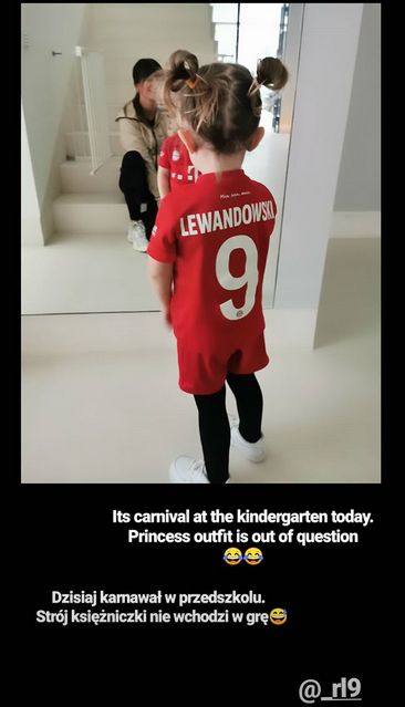 Anna Lewandowska pokazała strój karnawałowy Klary. Pomysł dość nietypowy 