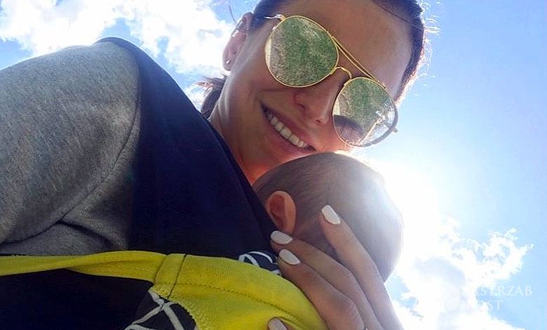 Anna Lewandowska z córką Klarą