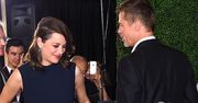 Uśmiechnięty Brad Pitt pierwszy raz na imprezie od czasu rozwodu z Angeliną! Towarzyszyła mu piękna aktorka