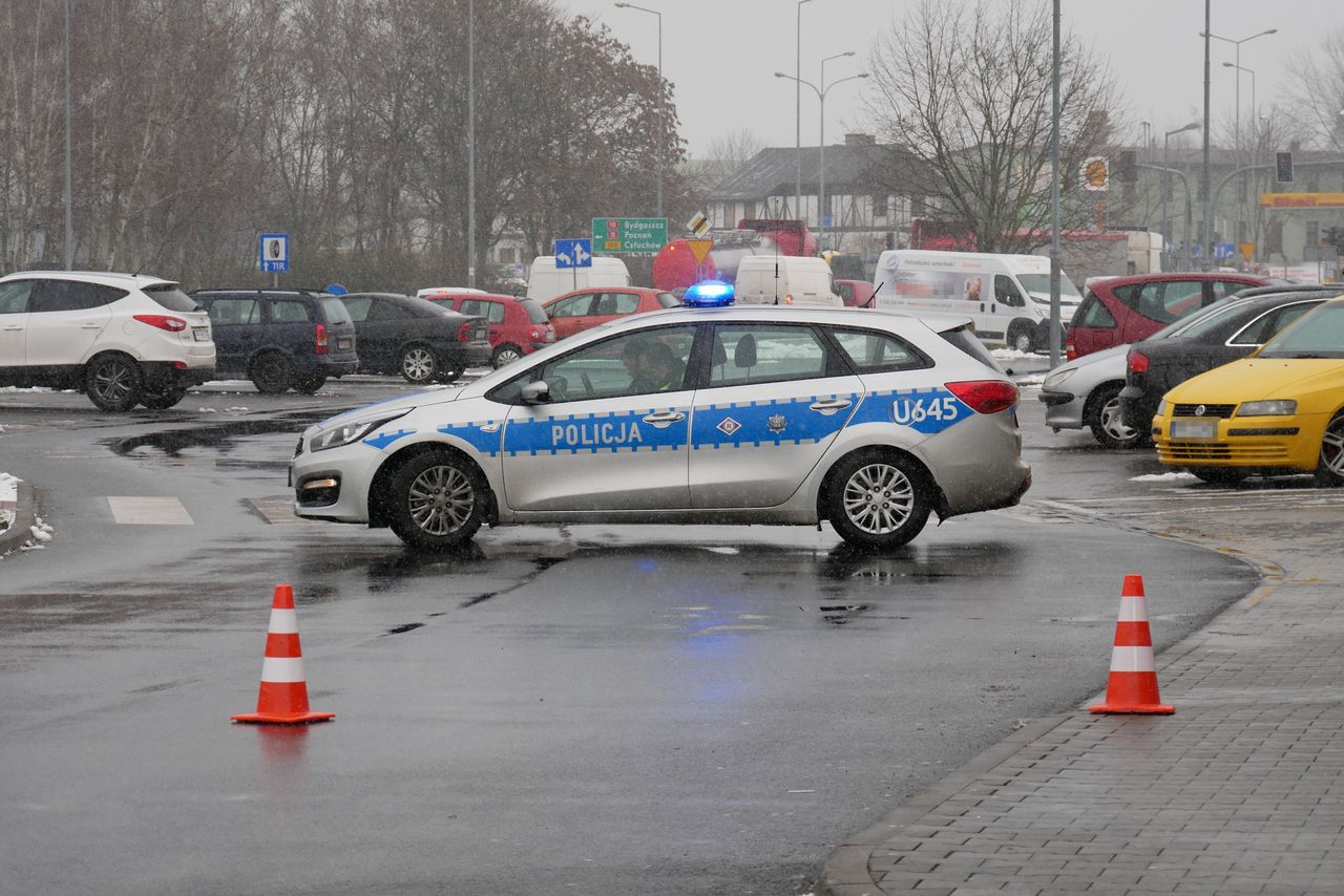 Alarm bombowy w Kauflandzie