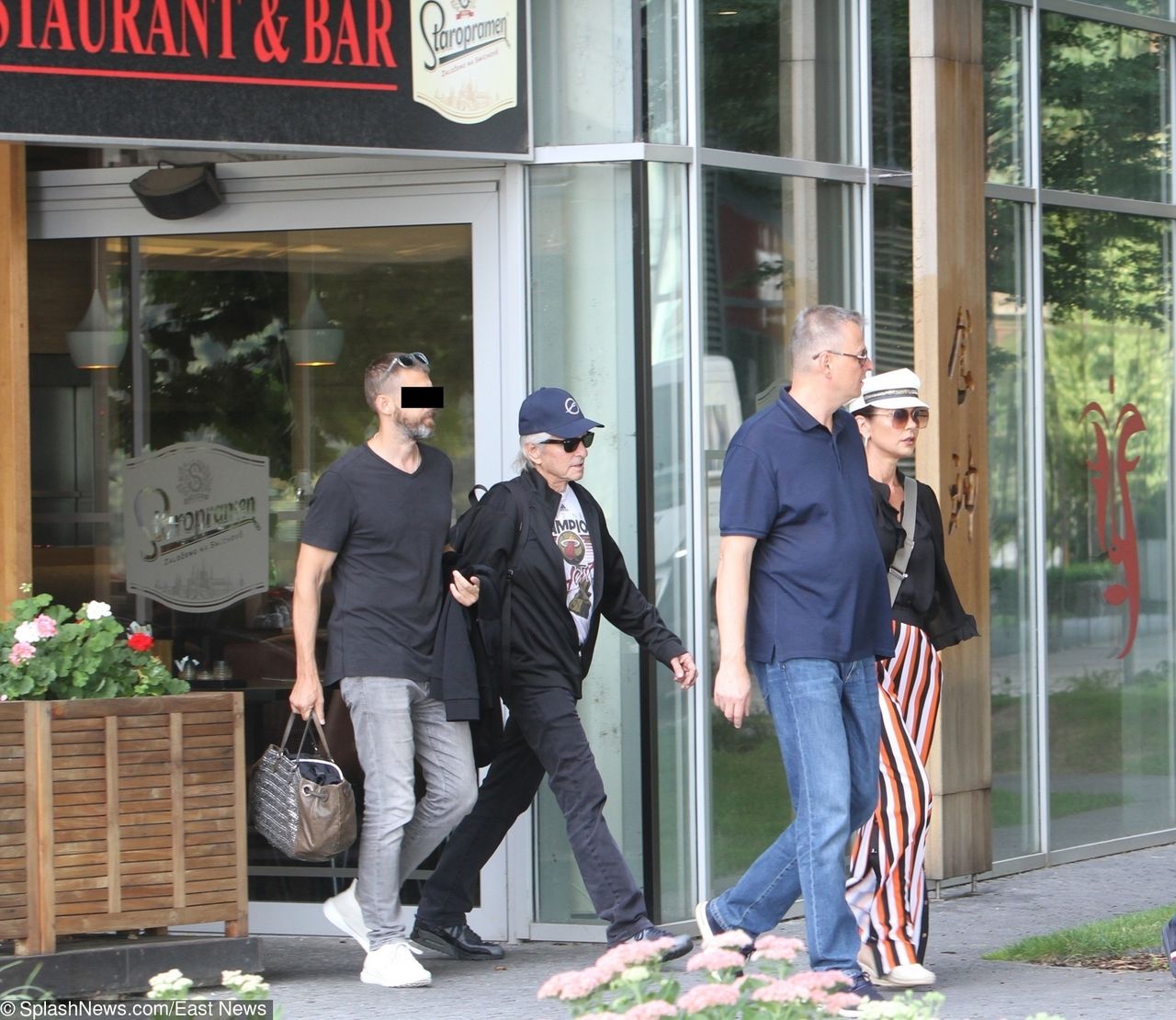 Michael Douglas na Słowacji. Towarzyszyła mu piękna żona