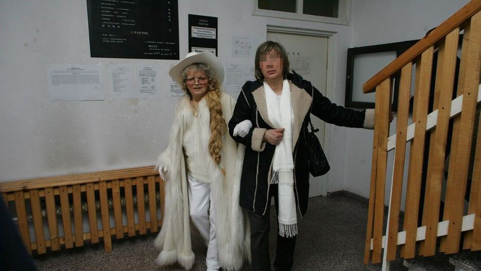 Violetta Villas z opiekunką Elżbietą B.