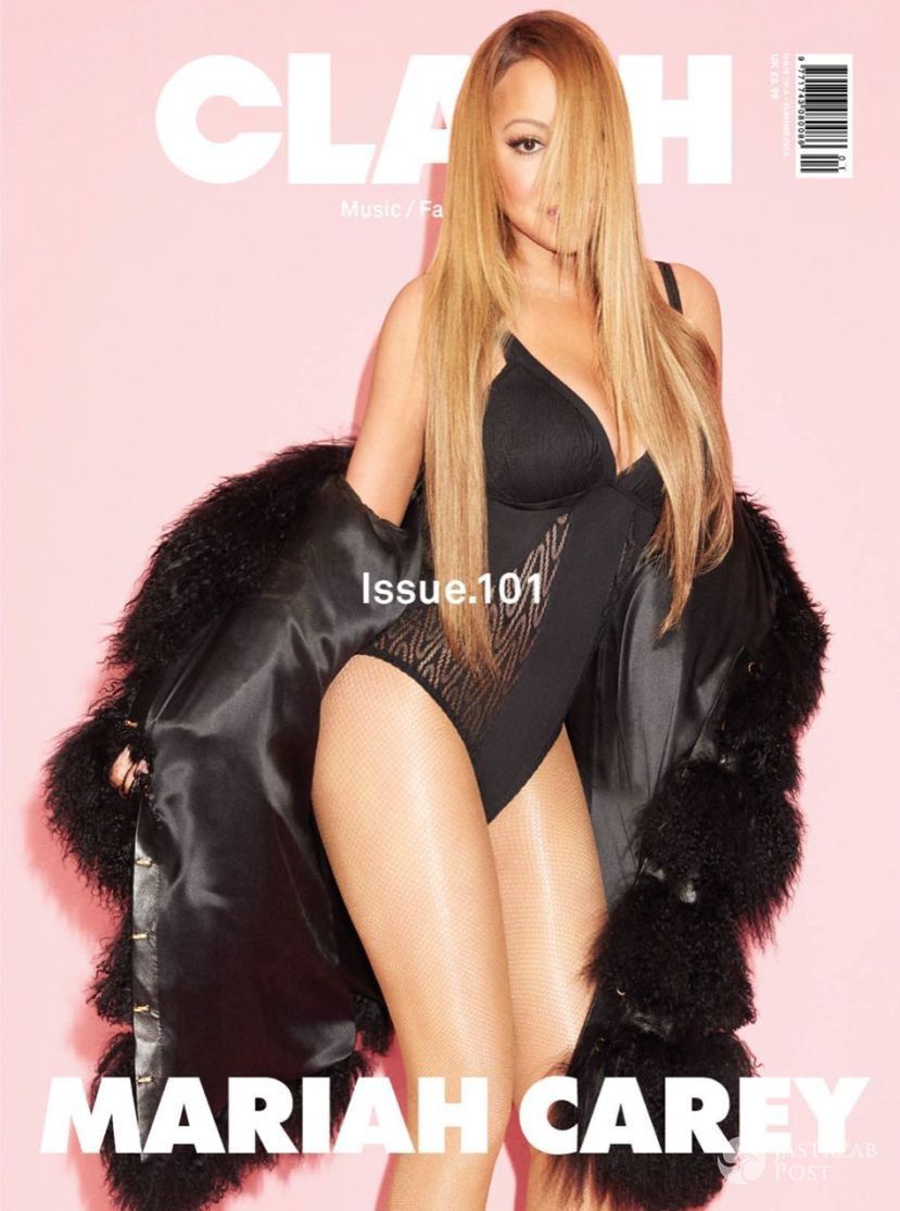 Mariah Carey na okładce "Clash Magazine"