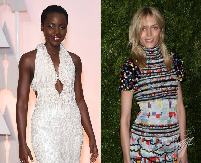 Anja Rubik i Lupita Nyong'o jak bliźniaczki?