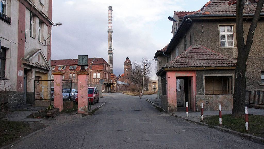 Zabudowania dawnych zakładów Bielbaw