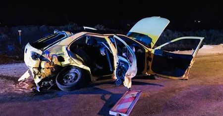 Wypadek w Bilczy. Dwie osoby nie żyją po czołowym zderzeniu