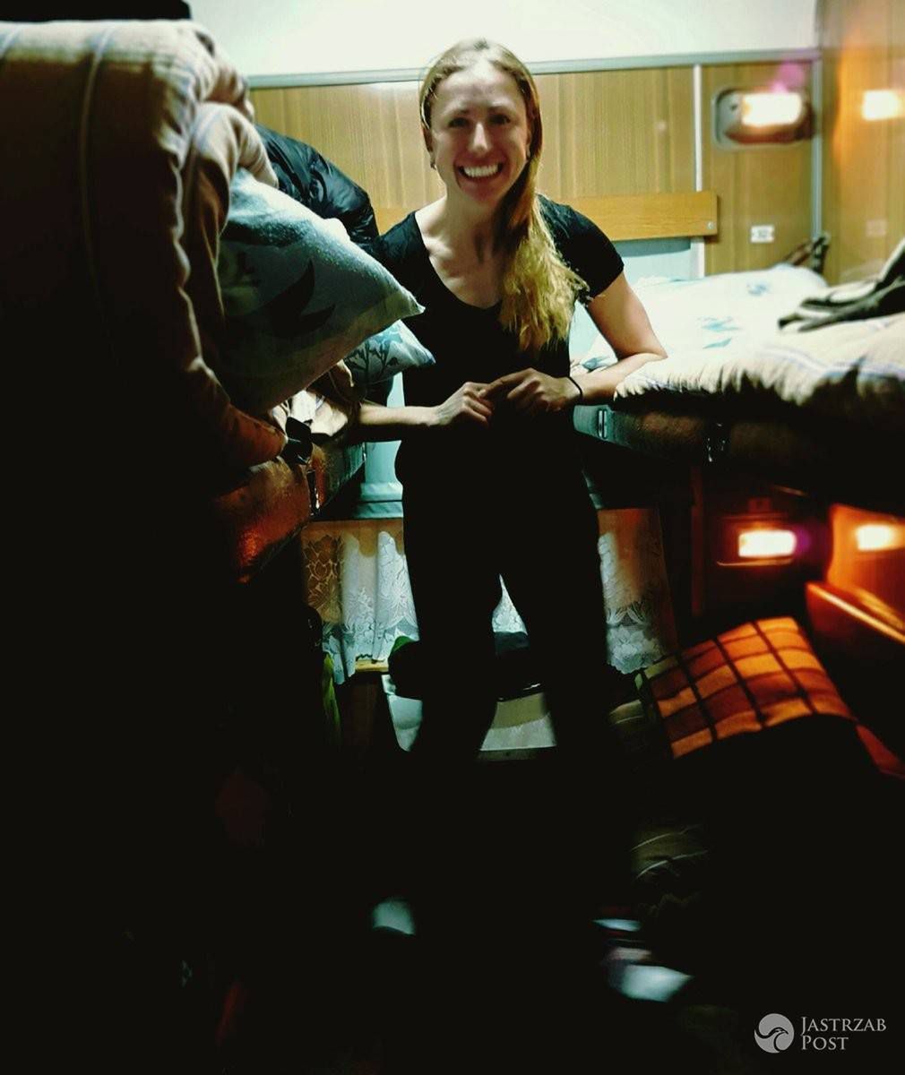 Justyna Kowalczyk w rosyjskim pociągu do Soczi