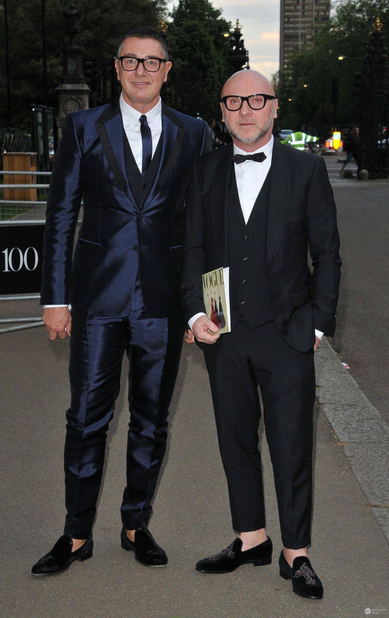 Stefano Gabbana i Domenico Dolce, gala z okazji 100 lat brytyjskiej edycji magazynu "Vogue" (fot. ONS)