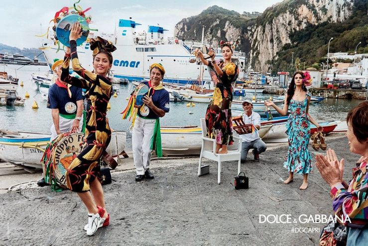 Thylane Blondeau w kampanii "Dolce&Gabbana"