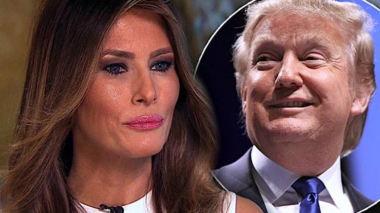 Melania Trump płacze przez Donalda