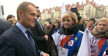 Tusk rozmawiał z nauczycielami (WIDEO)