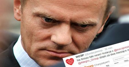 Ogromna kwota za kolację z Donaldem Tuskiem. Pieniądze pójdą na WOŚP
