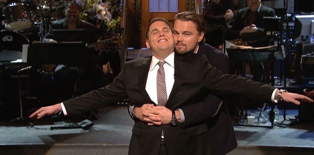 Leonardo DiCaprio i Jonah Hill jak w ''Titanicu''
