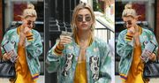 LOOK OF THE DAY: Hailey Baldwin i jej bomberkowy zawrót głowy