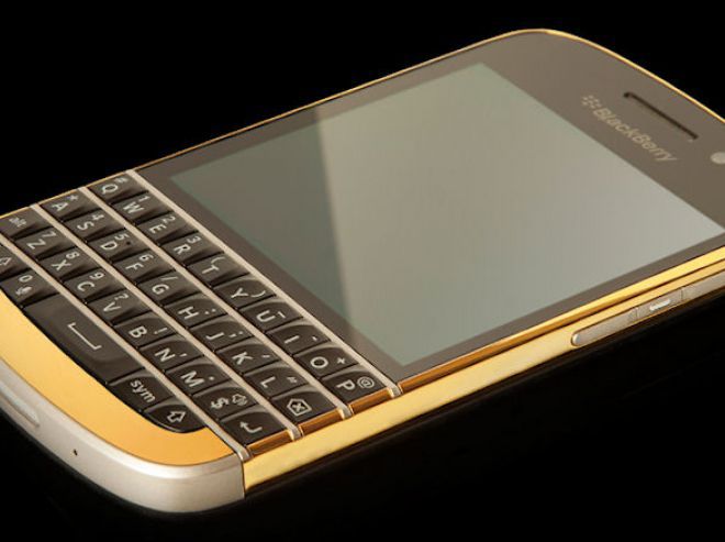 BlackBerry Q10 w 24-karatowym złocie