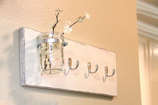 Mason Jar Key Holder