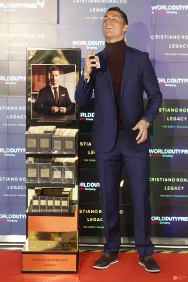 Cristiano Ronaldo promuje swoje pierwsze perfumy "Legacy" (fot. ONS)