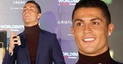 Cristiano Ronaldo z oddaniem promuje swoje pierwsze perfumy. W modnym garniturze i stylowych pantoflach