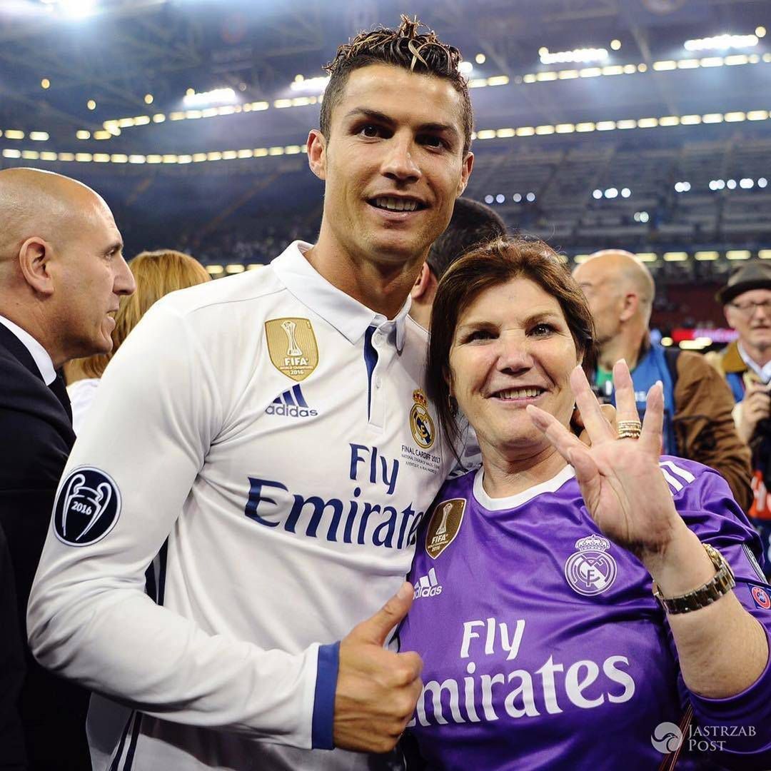 Cristiano Ronaldo z mamą