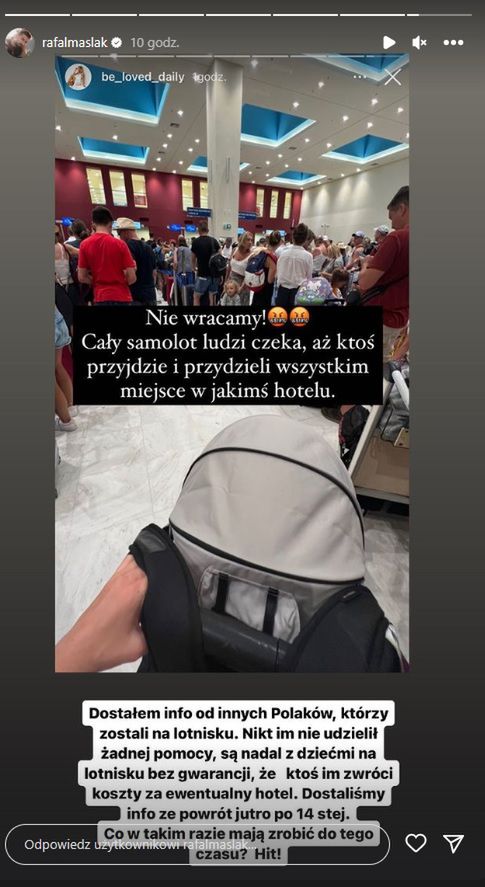 Rafał Maślak nie może wydostać się z Grecji