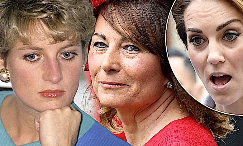 księżna Diana, Carole Middleton, księżna Kate