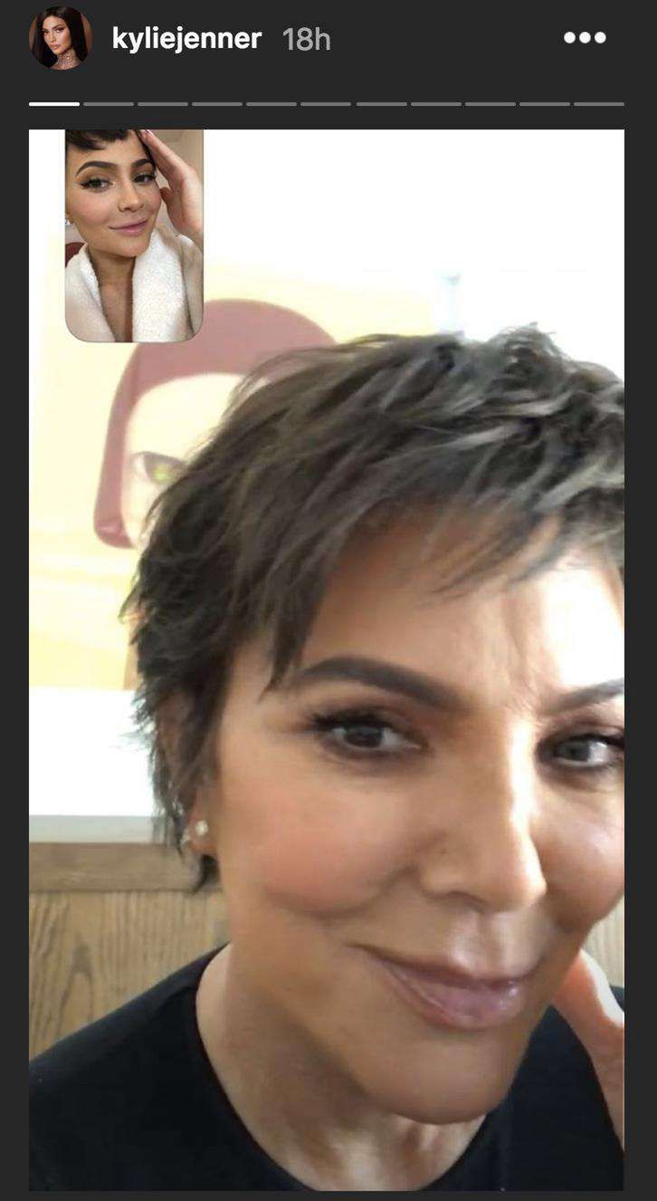 Kris Jenner i Kylie mają taką samą fryzurę