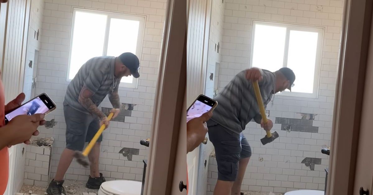 Watch This Builder Destroy His Entire Work Due to an Argument Over Pay