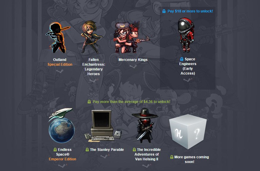 Outland, Mercenary Kings, The Stanley Parable, Space Engineers i inne w Humble Jumbo Bundle 4