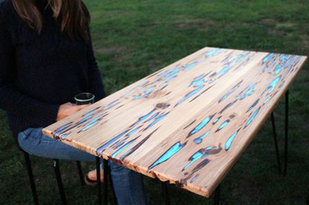 Cypress Glowing Table