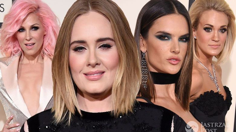 Gwiazdy z fryzurami typu long bob na rozdaniu Grammy 2016 (fot. ONS)
