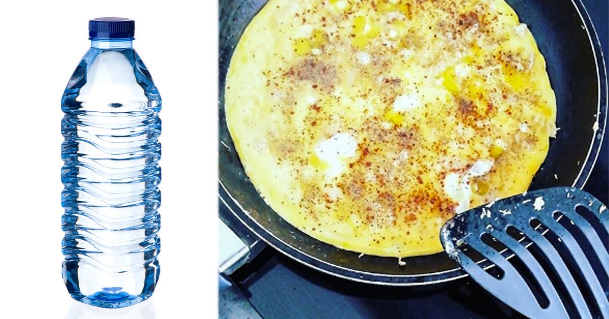 Użyj wody gazowanej podczas robienia omletów. Danie zawsze wyjdzie idealnie puszyste