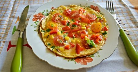 Omlet z warzywami