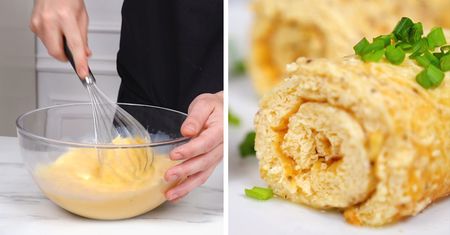 Omlet śniadaniowy dla całej rodziny - wielka porcja stworzona do dzielenia
