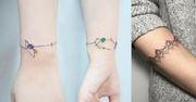 Tatuaż bransoletka – dyskretny urok kobiecej ręki. Najlepsze wzory i zdjęcia