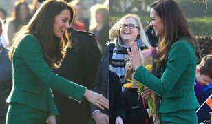 Księżna Kate z wyraźnie zaokrąglonym brzuszkiem?