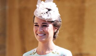 Pippa Middleton nie była chyba świadoma wzoru sukienki, którą założyła na ślub Meghan i Harry'ego