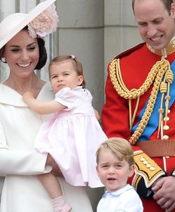 Kate Middleton z dziećmi na paradzie Trooping The Colour