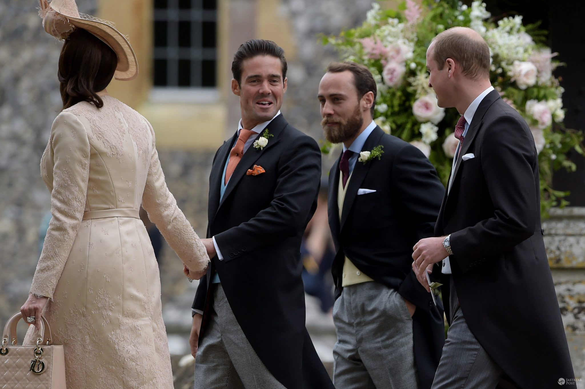 Książę William na weselu Pippy Middleton