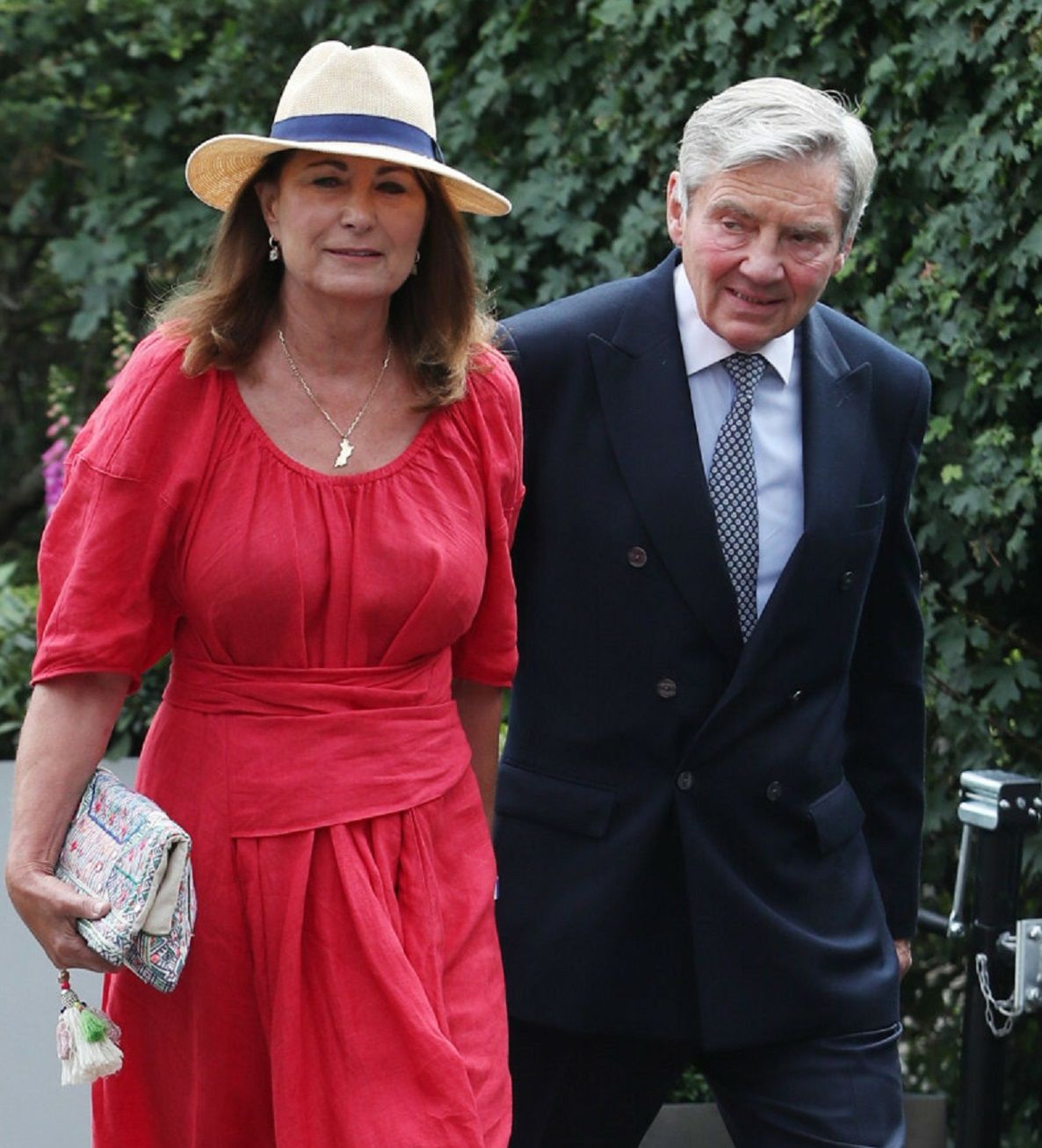 Carole Middleton i Michael Middleton na Wimbledonie