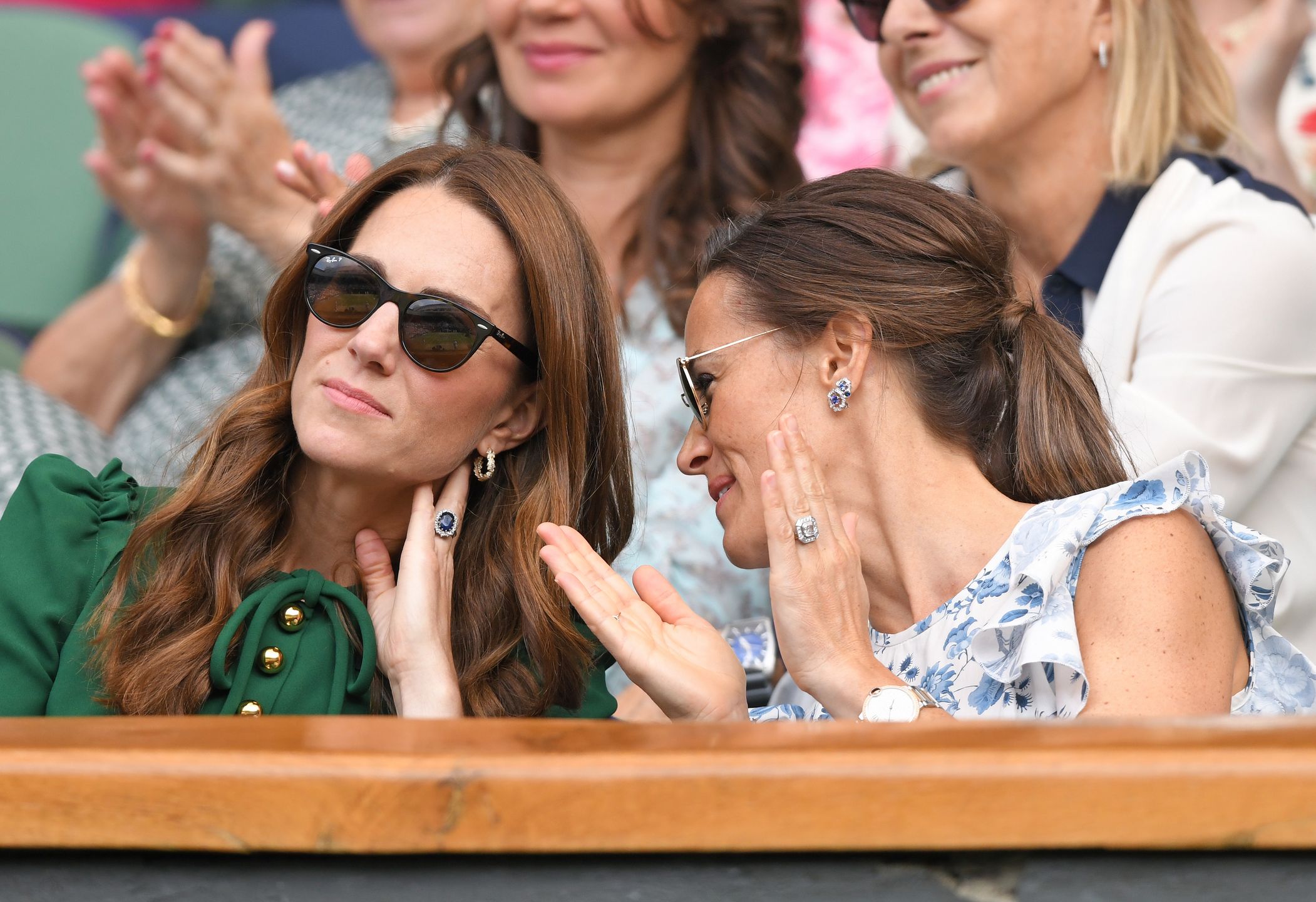 Pippa i Kate Middleton na Wimbledonie